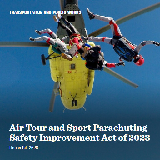 H.R.2626 118 Air Tour and Sport Parachuting Safety Improvement Act of 2023