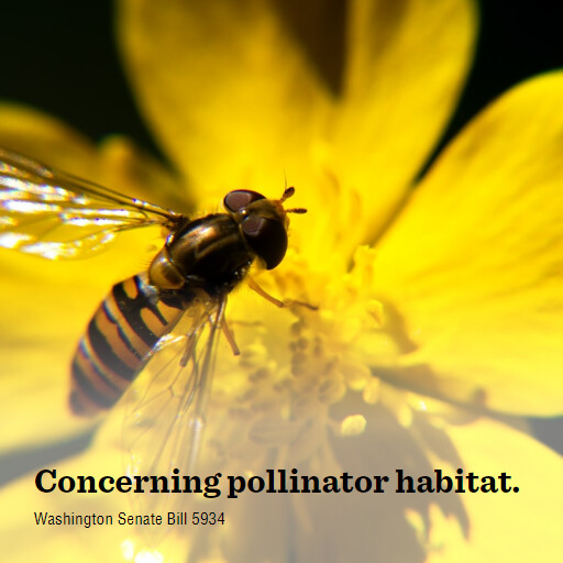 WA SB5934 2023 2024 Concerning pollinator habitat