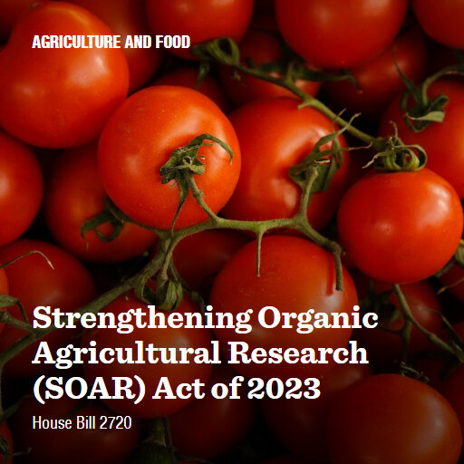 H.R.2720 118 Strengthening Organic Agricultural Research SOAR Act of 2023