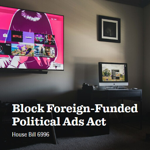 H.R.6996 118 Block ForeignFunded Political Ads Act