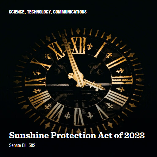 S.582 118 Sunshine Protection Act of 2023