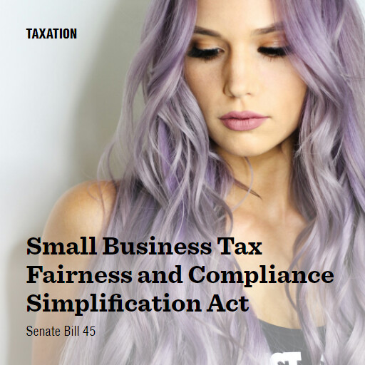 S.45 118 Small Business Tax Fairness and Compliance Simplification Act