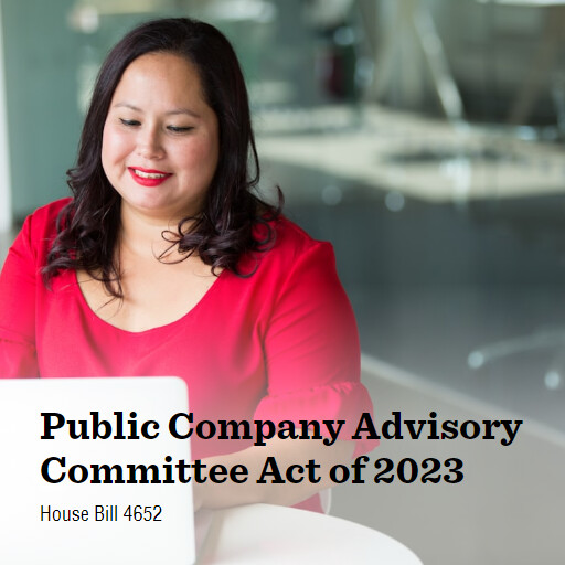 H.R.4652 118 Public Company Advisory Committee Act of 2023