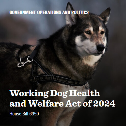 H.R.6950 118 Working Dog Health and Welfare Act of 2024