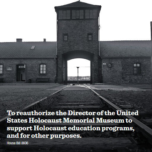H.R.8606 118 To reauthorize the Director of the United States Holocaust Memorial Museum to support Holo