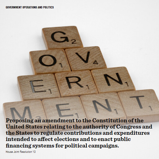 H.J.Res.13 118 Proposing an amendment to the Constitution of the United States relating to the authority