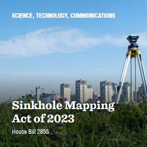 H.R.2855 118 Sinkhole Mapping Act of 2023