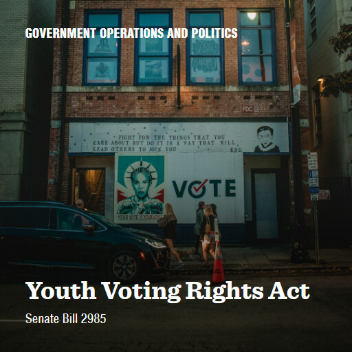 S.2985 118 Youth Voting Rights Act