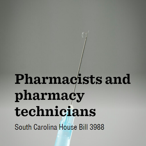 SC H3988 2023 2024 Pharmacists and pharmacy technicians