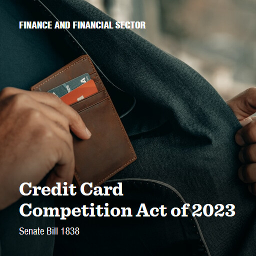 S.1838 118 Credit Card Competition Act of 2023