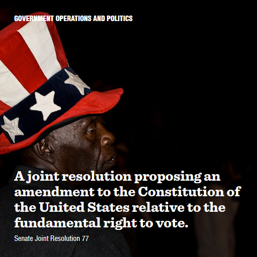 S.J.Res.77 118 A joint resolution proposing an amendment to the Constitution of the United States relativ 2