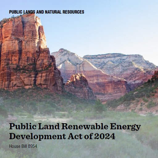 H.R.8954 118 Public Land Renewable Energy Development Act of 2024