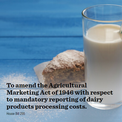 H.R.295 119 To amend the Agricultural Marketing Act of 1946 with respect to mandatory reporting of dai