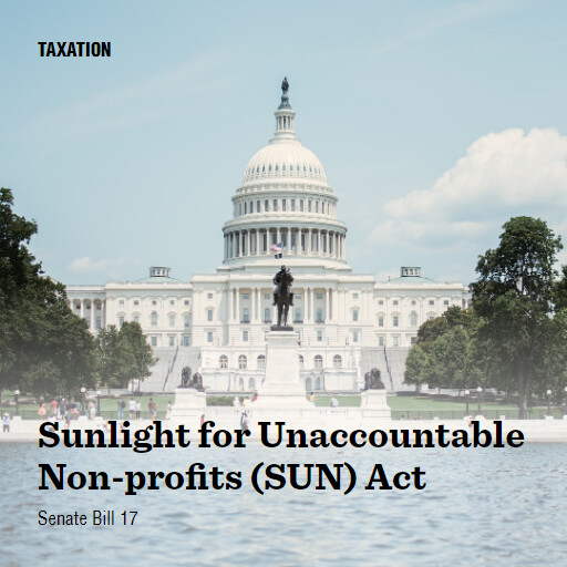 S.17 118 Sunlight for Unaccountable Nonprofits SUN Act