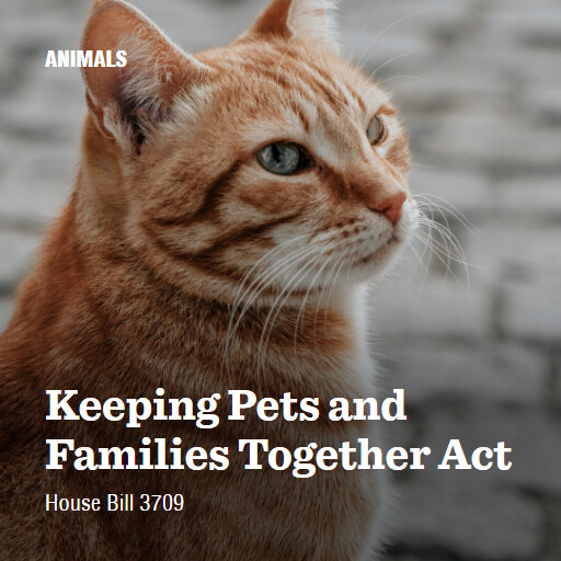 H.R.3709 118 Keeping Pets and Families Together Act