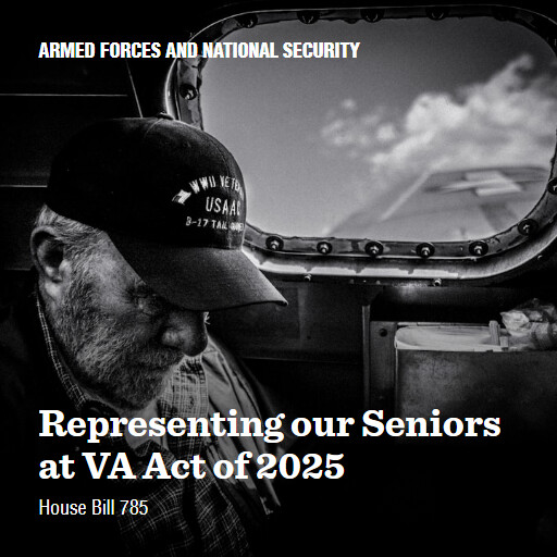 H.R.785 119 Representing our Seniors at VA Act of 2025
