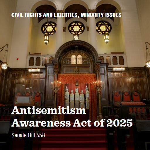 S.558 119 Antisemitism Awareness Act of 2025