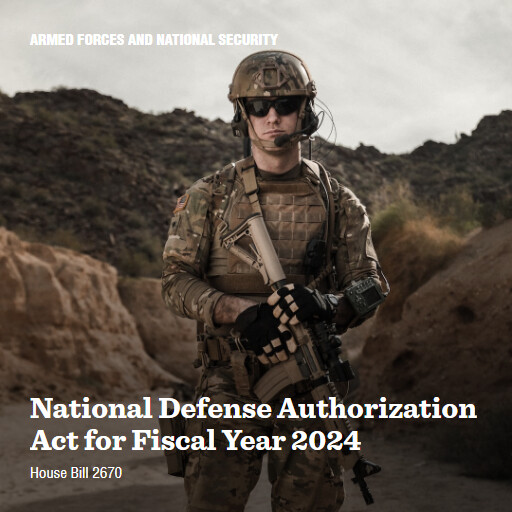 H.R.2670 118 National Defense Authorization Act for Fiscal Year 2024