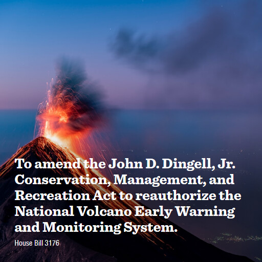 H.R.3176 119 To amend the John D Dingell Jr Conservation Management and Recreation Act to reauthorize t