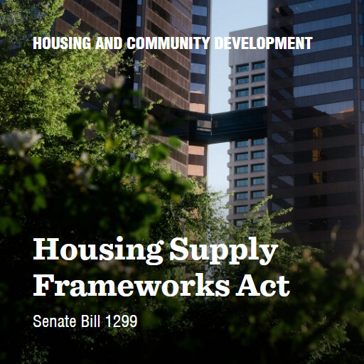 S.1299 119 Housing Supply Frameworks Act