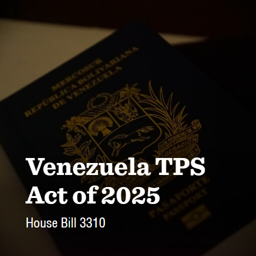 H.R.3310 119 Venezuela TPS Act of 2025