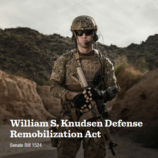 S.1524 119 William S Knudsen Defense Remobilization Act