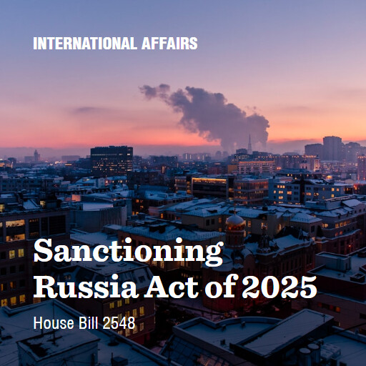 H.R.2548 119 Sanctioning Russia Act of 2025