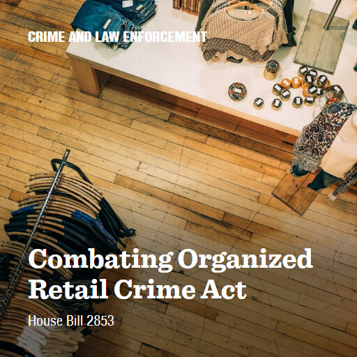 H.R.2853 119 Combating Organized Retail Crime Act