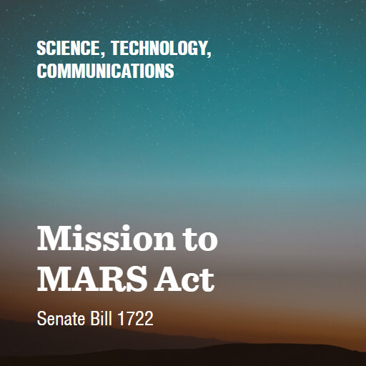 S.1722 119 Mission to MARS Act