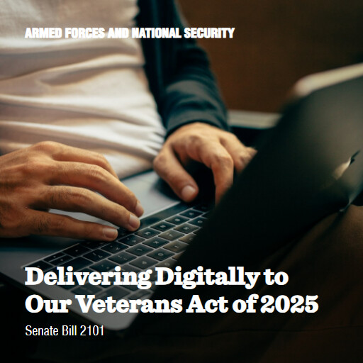 S.2101 119 Delivering Digitally to Our Veterans Act of 2025