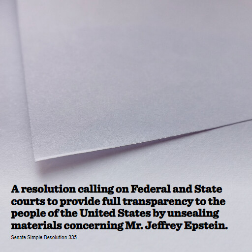 S.Res.335 119 A resolution calling on Federal and State courts to provide full transparency to the peopl