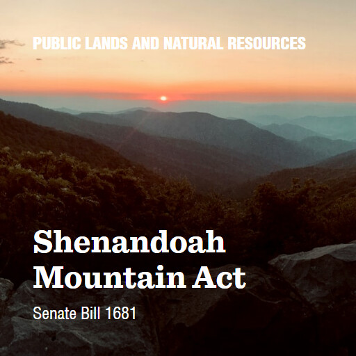 S.1681 119 Shenandoah Mountain Act