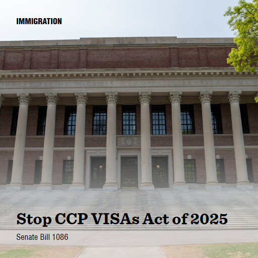 S.1086 119 Stop CCP VISAs Act of 2025