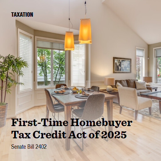 S.2402 119 FirstTime Homebuyer Tax Credit Act of 2025