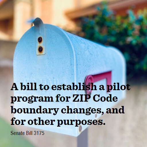 S.3175 119 A bill to establish a pilot program for ZIP Code boundary changes and for other purposes