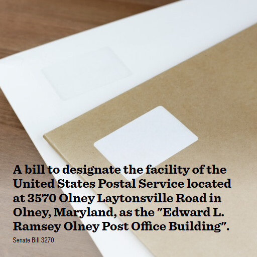 S.3270 119 A bill to designate the facility of the United States Postal Service located at 3570 Olney