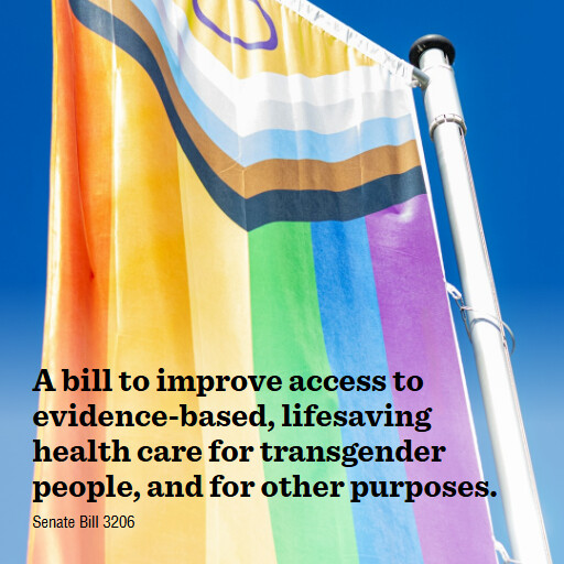 S.3206 119 A bill to improve access to evidencebased lifesaving health care for transgender people an