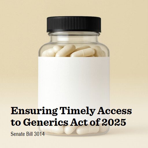 S.3014 119 Ensuring Timely Access to Generics Act of 2025