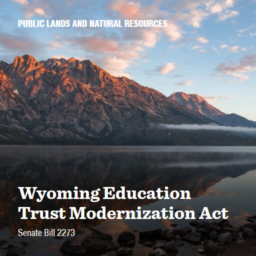 S.2273 119 Wyoming Education Trust Modernization Act