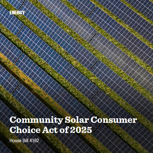 H.R.4162 119 Community Solar Consumer Choice Act of 2025