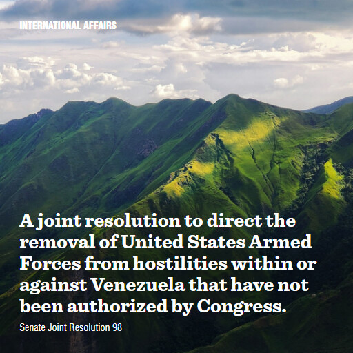 S.J.Res.98 119 A joint resolution to direct the removal of United States Armed Forces from hostilities wi