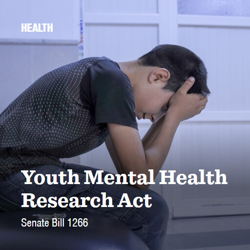 S.1266 119 Youth Mental Health Research Act