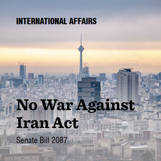 S.2087 119 No War Against Iran Act