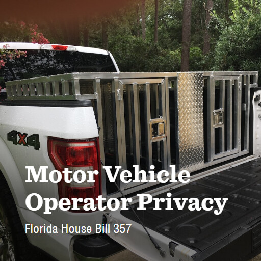 FL HB357 2026 Motor Vehicle Operator Privacy