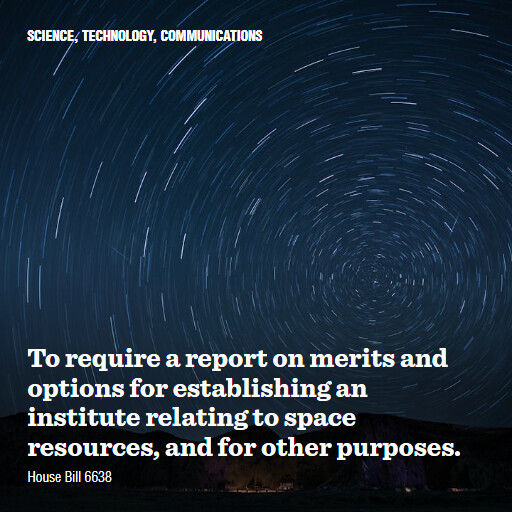 H.R.6638 119 To require a report on merits and options for establishing an institute relating to space