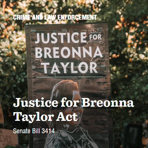 S.3414 119 Justice for Breonna Taylor Act