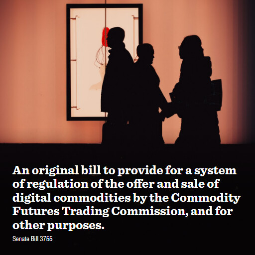 S.3755 119 An original bill to provide for a system of regulation of the offer and sale of digital co