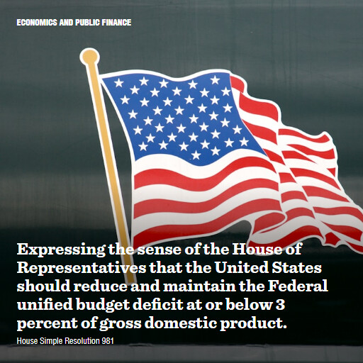 H.Res.981 119 Expressing the sense of the House of Representatives that the United States should reduce 