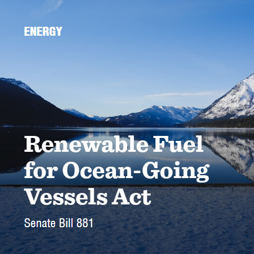 S.881 119 Renewable Fuel for OceanGoing Vessels Act