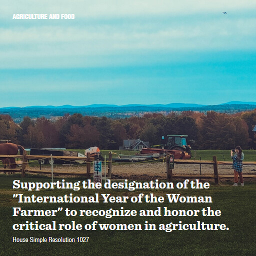 H.Res.1027 119 Supporting the designation of the International Year of the Woman Farmer to recognize and 